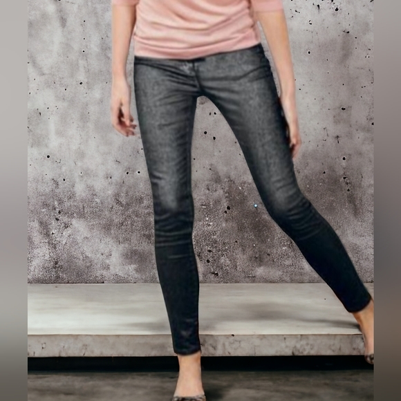 Boden Pants - 💫2 for $40 💫 Boden Metallic Skinny Jeans Women's size 5 Sparkly Black